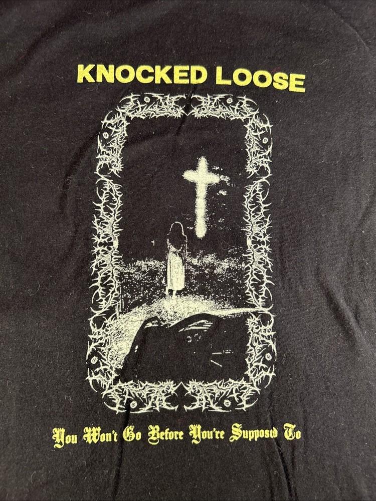 VIntage Knocked Loose Black Shirt Unisex Concert S to 5XL DO561 Unisex T-Shirt L