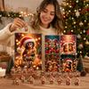 2D Christmas Advent Calendar Day Countdown with Hanging Ornaments, Christmas Tree Decorations for Holiday
