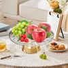 Pedestal Fruit Bowl Decorative Multifunctional Aesthetic Storage Tray Food Dish for Kitchen