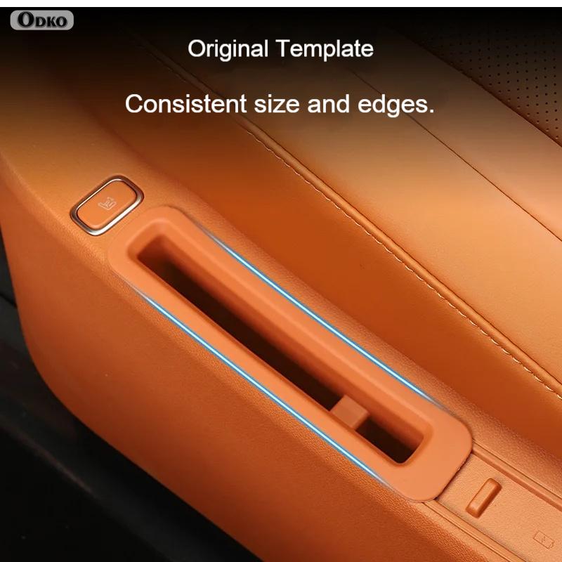 For AITO M8 Silicone Rear Row Seat Side Box Phone Groove Second Row Storage Box Car Interior Modified Supplies Accessories