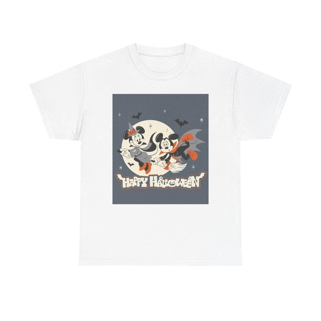 Halloween Mini & Mickey Mouse Cotton Tee