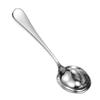 Soup Spoons 304 Stainless Steel Round Head Spoon Dessert Spoons Fruit Serving Spoons Round Head Soup Spoons for Kitchen