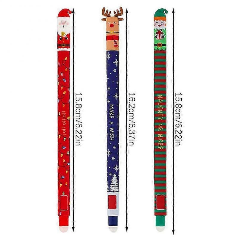 Set festiv de pixuri cu gel de 3 șters Legami cadouri de sărbători