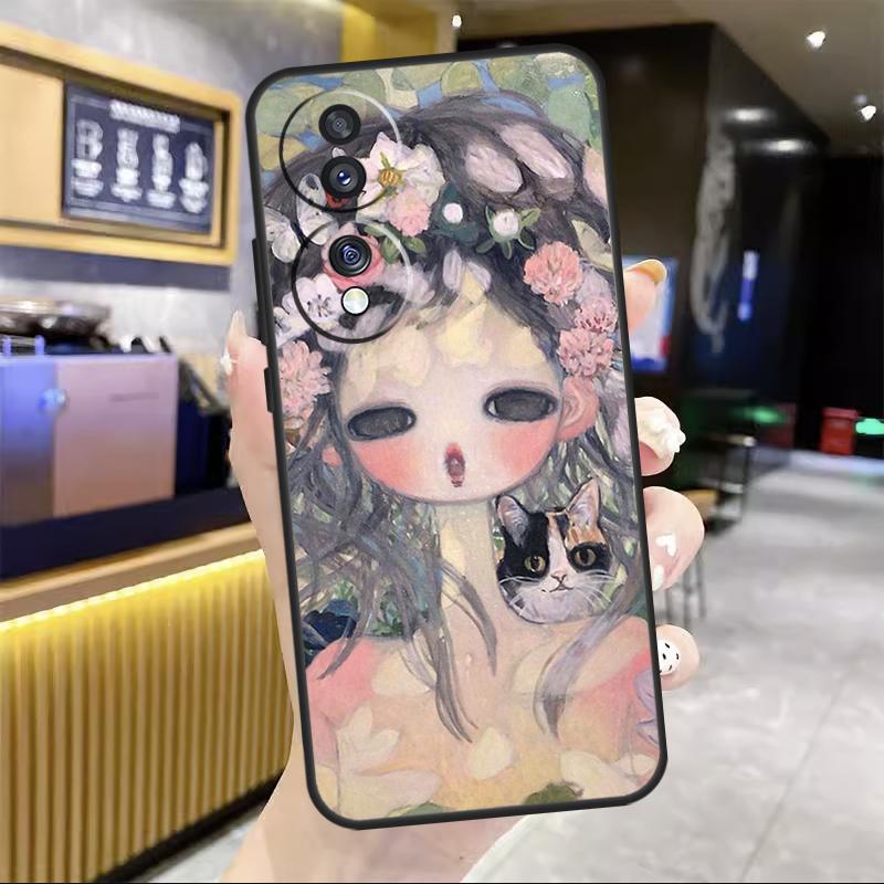 Cartoon Aesthetic Aya Takano For Honor Magic 8 7 6 Pro Case For Honor 200 400 50 70 90 Lite X8c X8b X9a X9b X9c X9d Win RT