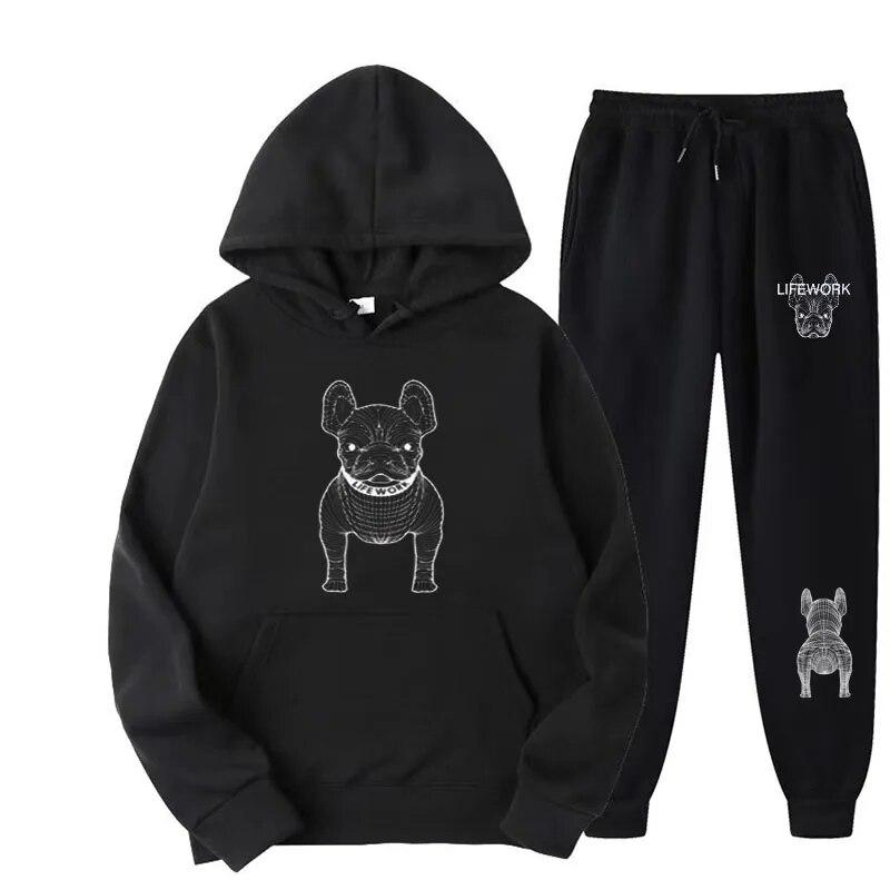 

Life Work Fashion Совершенно новый тренд осенне-зимнего теплого свитера для пар с капюшоном, новый комплект 2023 года