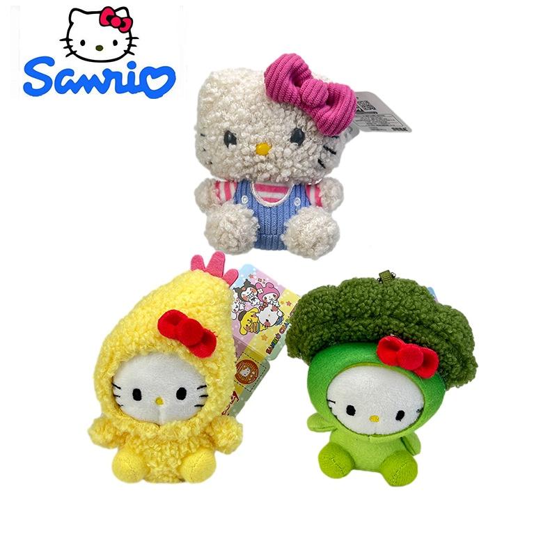 In-stock Hellokitty Shrimp Plush Doll Adorable Kt Toy With Curly Hair