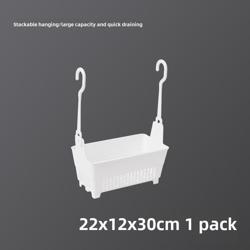 

Многофункциональная подвесная корзина для хранения, органайзер для шкафа для нижнего белья, одежды, ванной комнаты, общежития белый