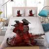 3D Print Game B-Bloodborne Bedding Set Duvet Cover Set Single Double Queen King Size Soft Microfiber student dormitories Gift