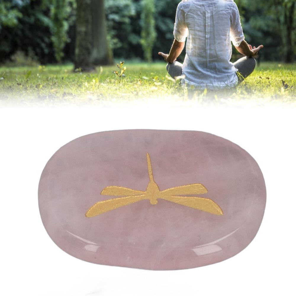 Lightweight Worry Stone Gold Balance Stone Hardwearing Palm Stone Home Office