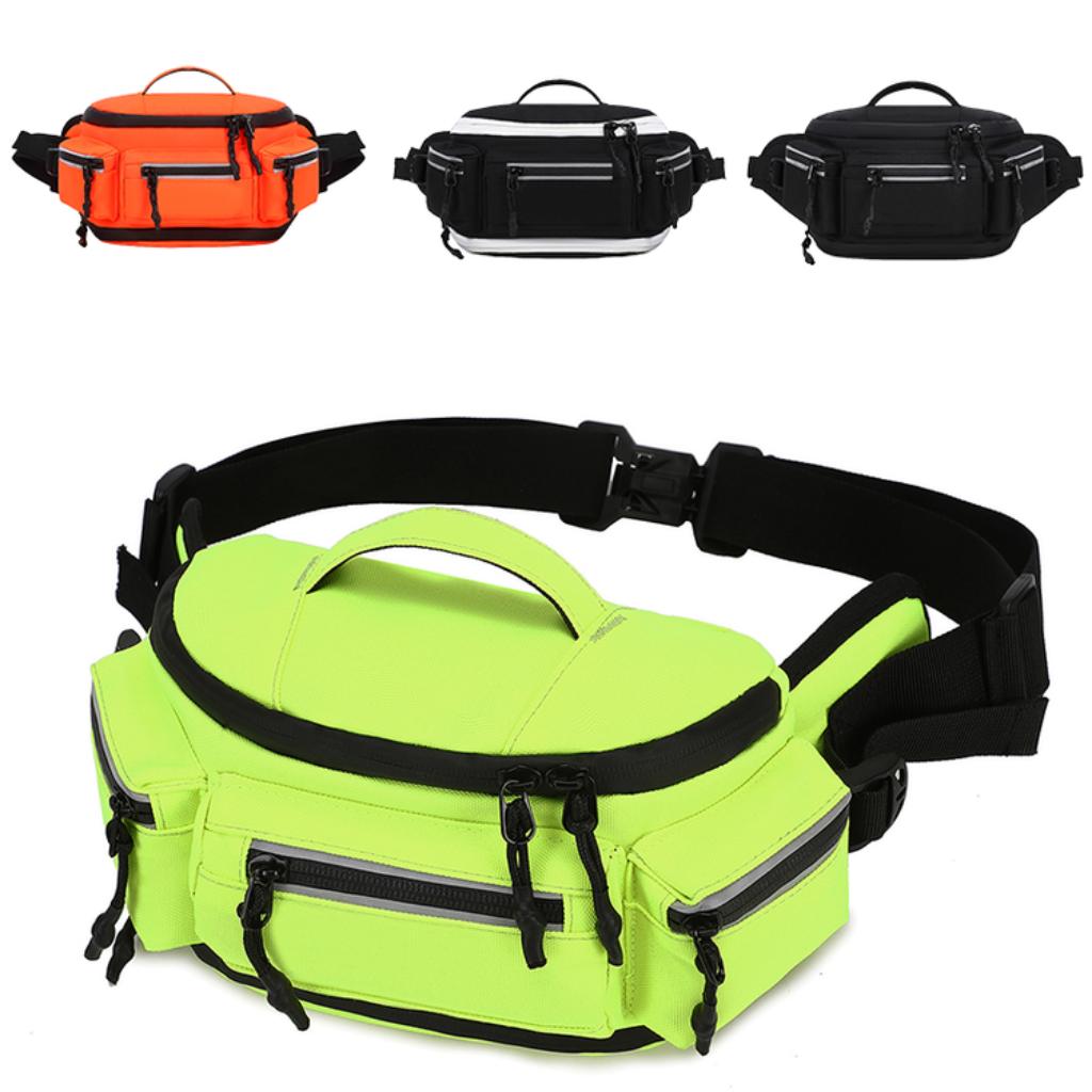 Brusttasche Unisex Nylon Mehrere Taschen Verstellbarer Riemen für den täglichen Gebrauch
