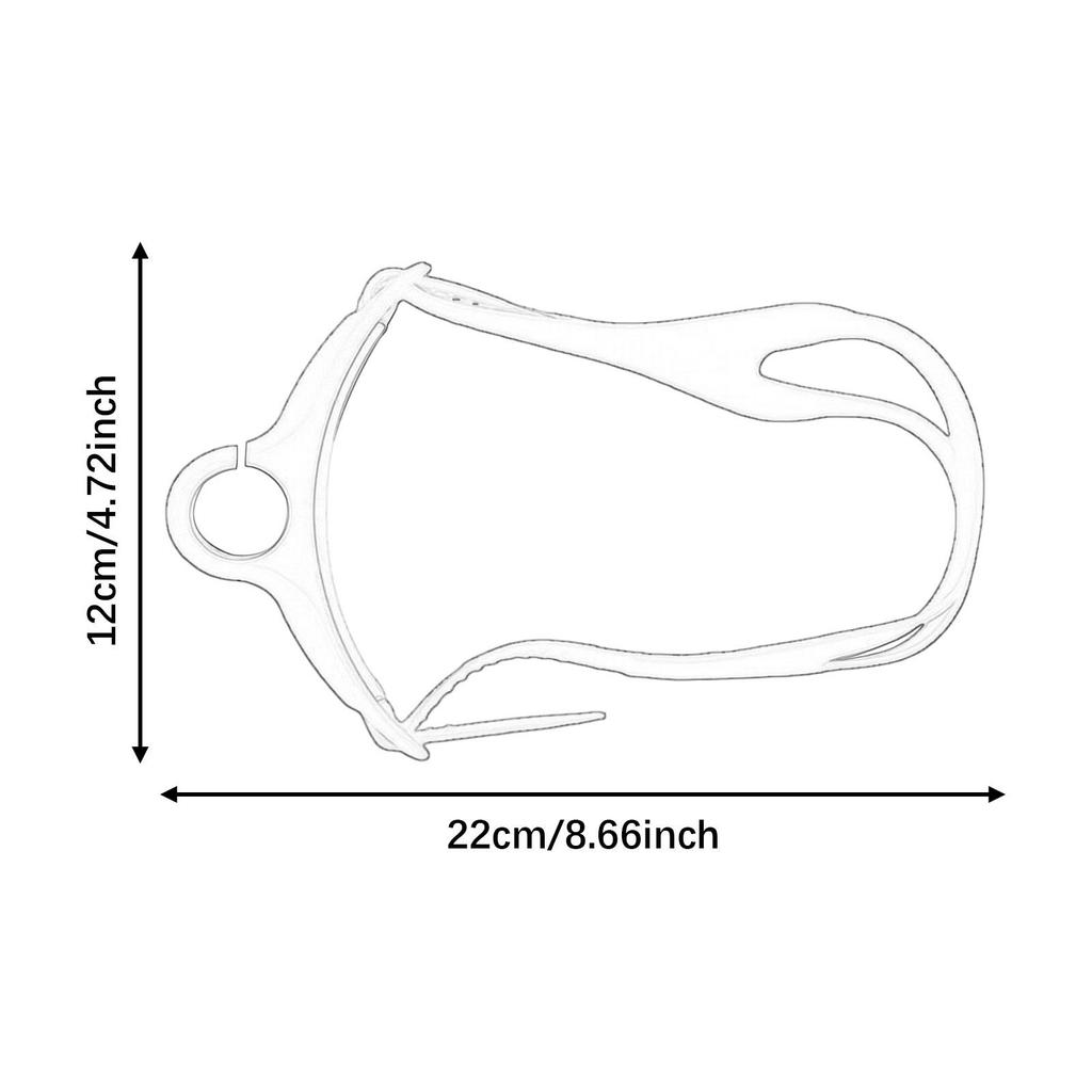 Snorkeling Head Strap for Diving Swim Replacement Silicone Universal Swim Gear Breathing Tube Fixed Accessories Adjustable