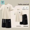 JEANSWEST LIFE Men's 2026 Summer Cotton Short Sleeve T-Shirt & Shorts Set