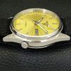 JAPAN 7005A VINTAGE SEIKO 5 AUTOMATIC MENS GOLDEN COLOR DIAL WATCH A701297-5 R206a-a701297