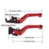 Universal Motorcycle  Modification Alloy CNC Clutch Brake Handle Drum Lever Fit For BMW Honda Yamaha Suzuki Motorbike Accessorie