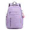 Korean Style Large Nylon School Backpack for Girls – Fashionable, Simple Design for Primary and Junior High School Students