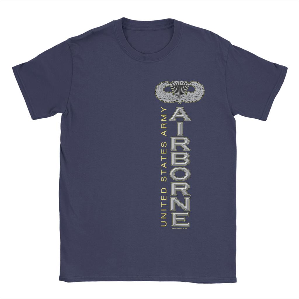 United States Army Airborne TShirt Summer Aesthetic TShirts 100 Cotton Harajuku Tee Shirt For Men Printed Top Tees