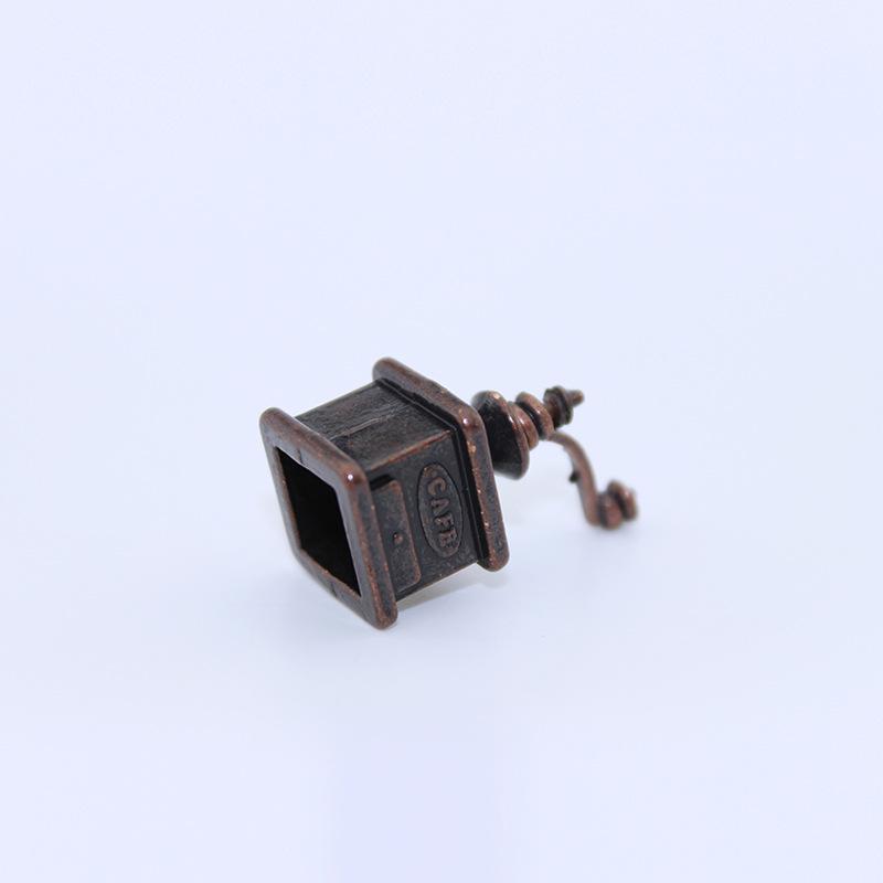 Mini Coffee Grinder Toy for Dollhouse Scene - Model D256 with 52 Miniature Food Accessories