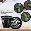 2 Inch Hydroponic Net Cups Plant Baskets for Indoor Outdoor Gardening Water Planting Garden Pots Plant Mesh Basket