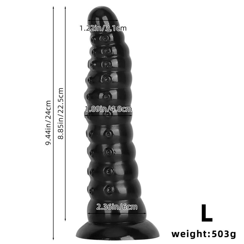 Tip Size Oversized Anal Plug Suction Cup Rear Anal Anal Erotica Daisy Adult Products