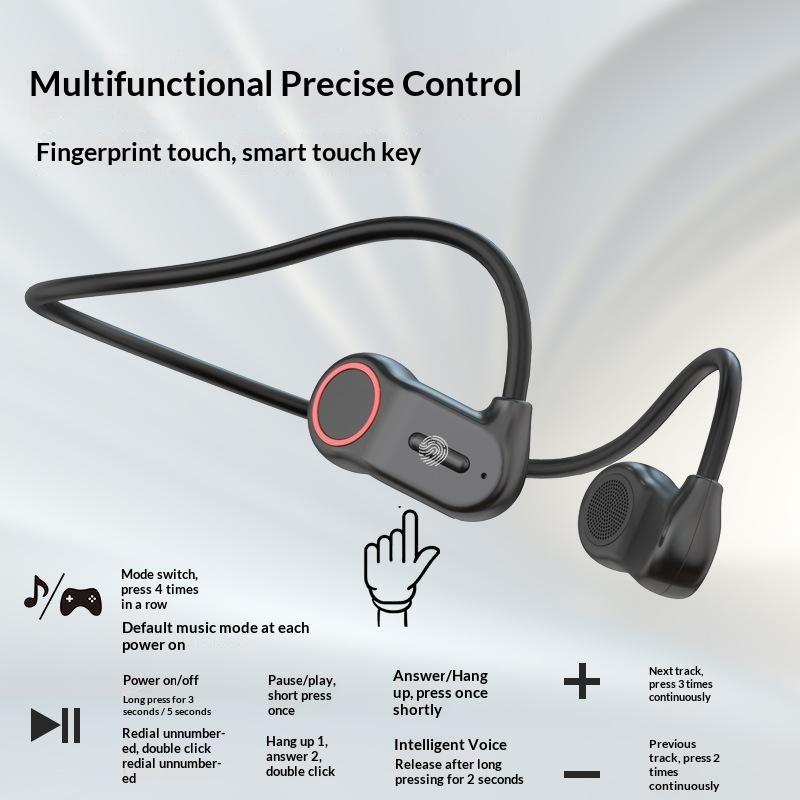 Ultra Light Open Ear Bluetooth Sports Headphones With 8H Playtime And Noise Cancelling Perfect For Running Hiking Gym Daily Use