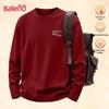 Baleno Men's Winter Fleece-Lined Crewneck Pullover Sweater