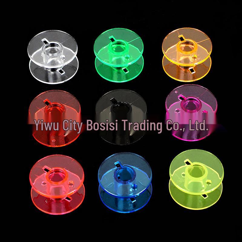 Bobbin Lock Core Storage Box with 25/36 Compartments - Clear Plastic Sewing Machine Spool Organizer.