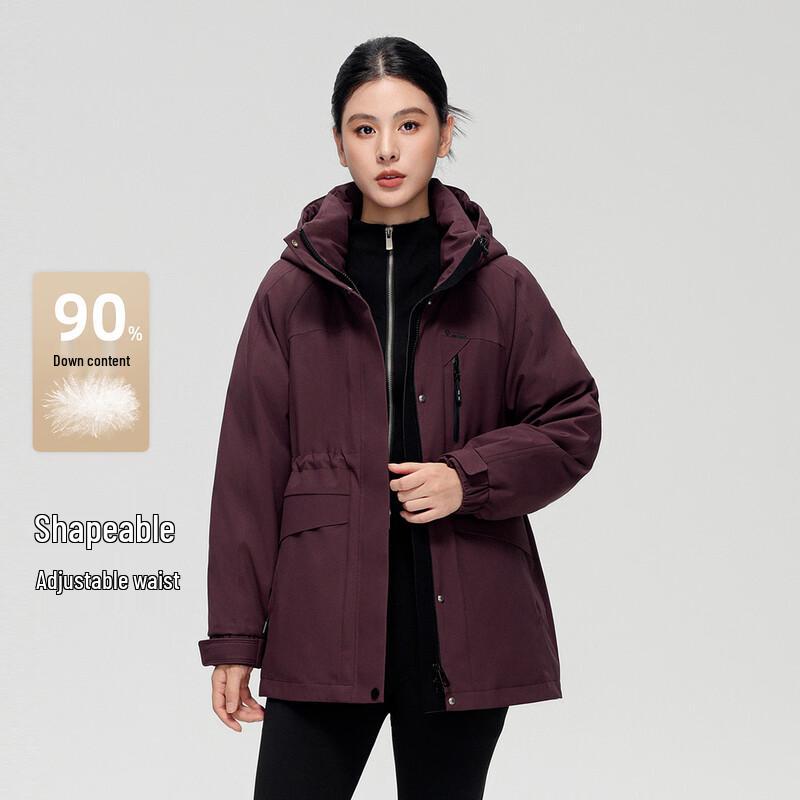 

SNOWFLYING 2025 Women s Waist-Cinching Parka Down Jacket XL (170/92A)