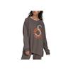 Adidas Stella McCartney Long Sleeve Logo Print T-Shirt Unisex Tops Brown IB5897