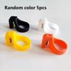 5pcs Sewing Thimble Thread Cutter Rings Anti-slip Plastic Finger Blade Tools for Hand Sewing DIY Craft Embroidery Use
