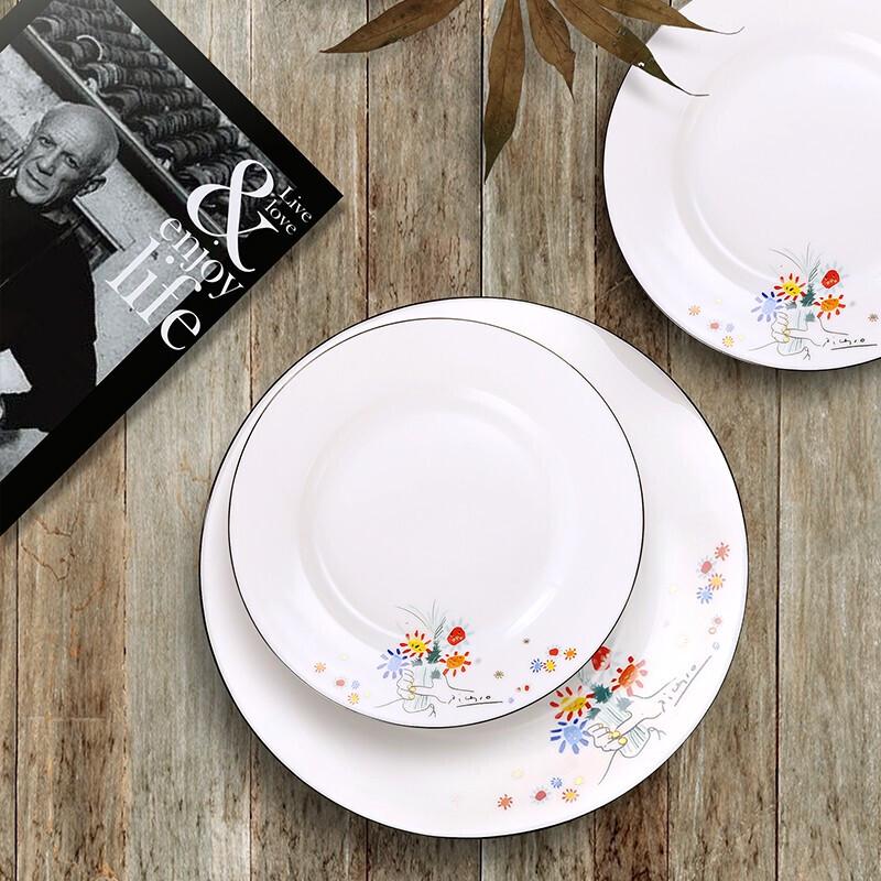 Picasso Bouquet Art Ceramic Dinnerware Set