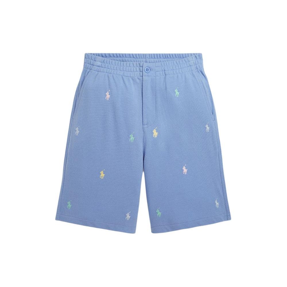 

Polo Ralph Lauren SS24 Pony Embroidered Mid-Rise Straight Casual Shorts Kids shorts Harbor-Blue CWPOSHOYBQ20142-400 L