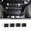 For 2015- Ford Mustang ABS Carbon Center Console Dashboard Button Cover Trim