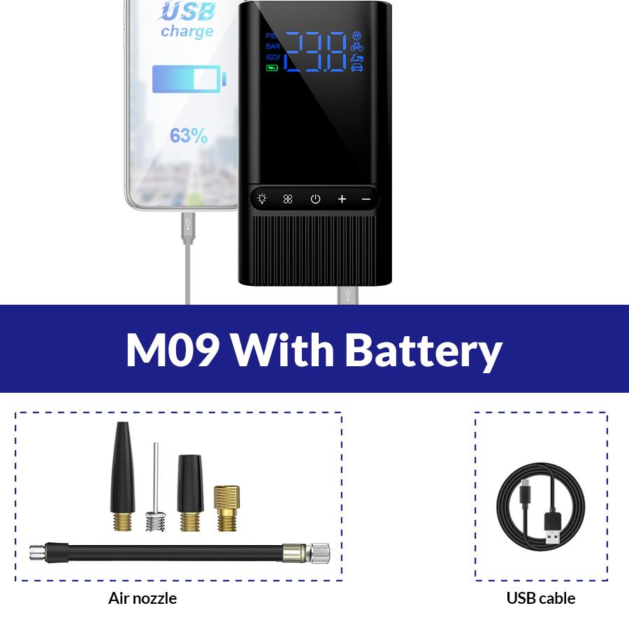 

Воздушный компрессор 12 В, воздушный насос для автомобиля, портативный насос для накачки шин, электрический насос для мотоцикла, воздушный компрессор для автомобилей, мотоциклов, велосипедов