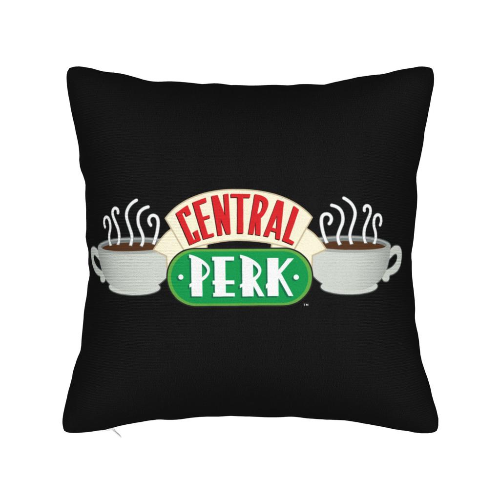 Federa per Cuscino Central Perk Friends TV Merch Stampa Federa Cuscino Copricuscini Decorazione Auto con Zip Multitaglia