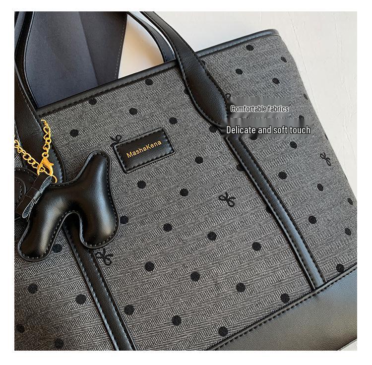 2025 Retro Women's Large-Capacity Tote & Crossbody Bag for College Students