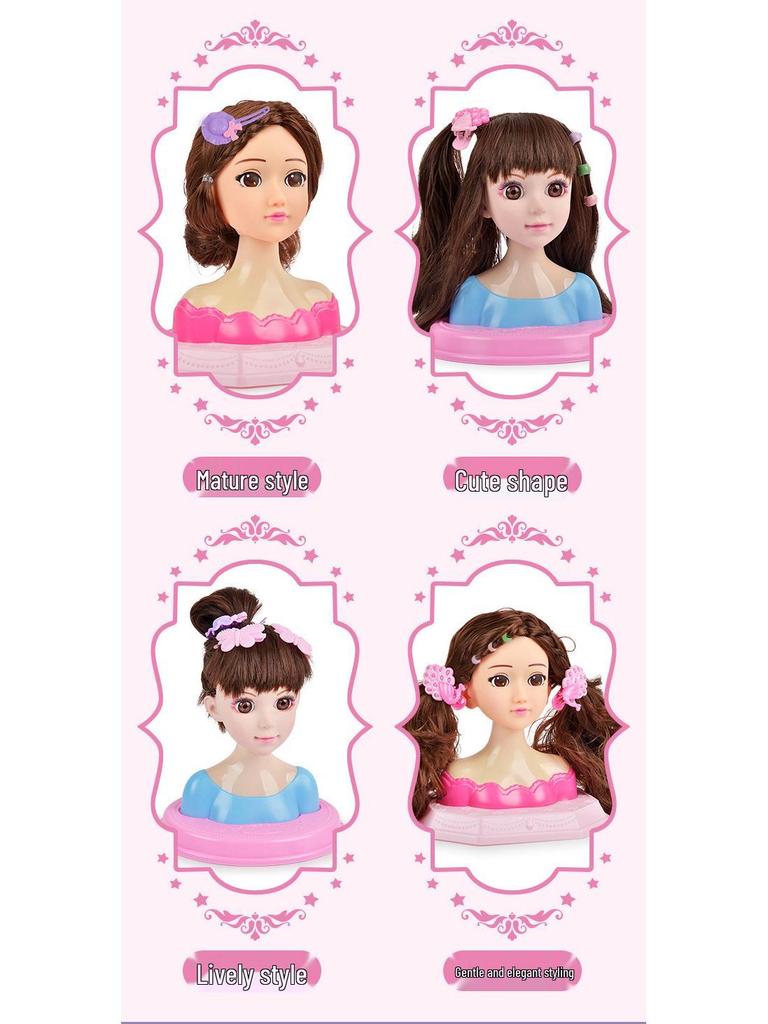 Children’s Princess Hair Styling & Braiding Dress-up Doll Toy Gift Set