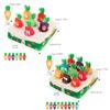 Montessori Carrot Harvest Game Cotton Shape Color Classification Matching Recognition Puzzle Toys