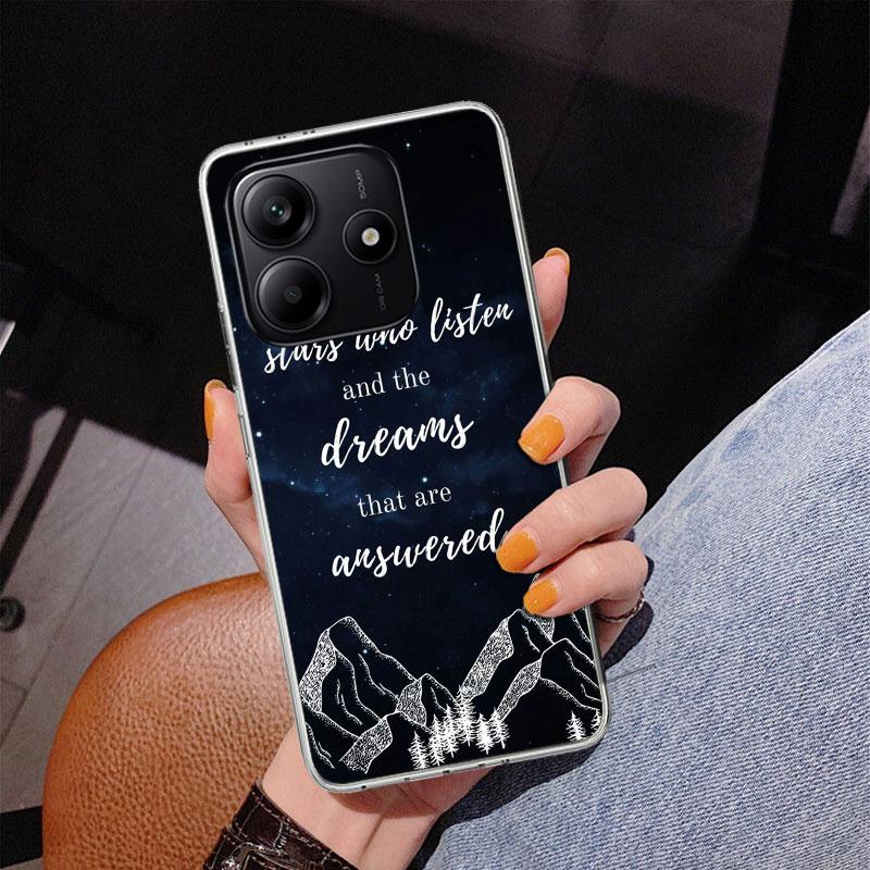 A Court of Mist Fury Sarah J Maas Phone Case For Xiaomi Redmi Note 15 14 13 12S 12 11 Pro Plus 14S 11S 11E 10 10S 11T 5G Persona