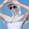 Vêtements de Protection Solaire Respirants Capuche Masque Châle Protecteur Anti-UV Chapeau Pour Femmes
