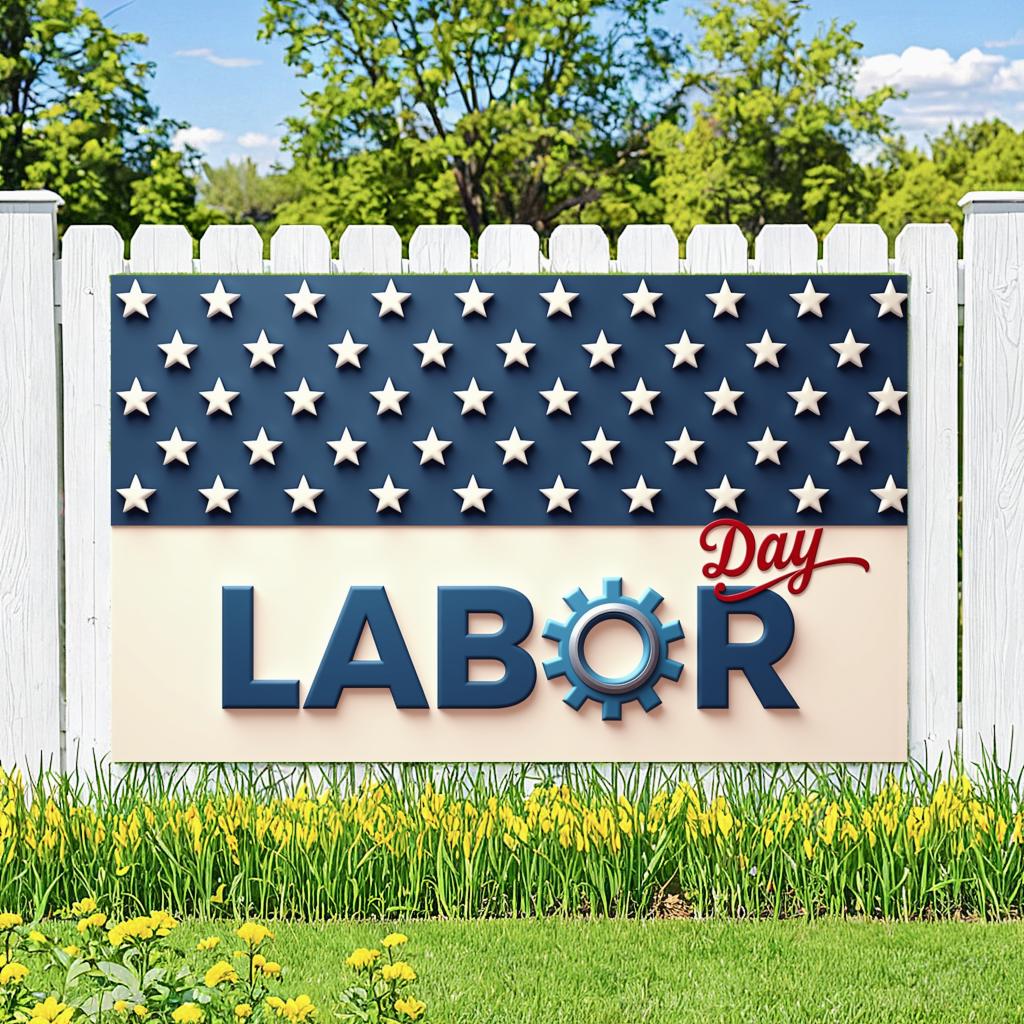 Sternenmuster Banner Banner Dekoration Amerikanische Flagge Banner Sternenmuster für Außen Dekoration Party Dekoration Veranstaltungsort