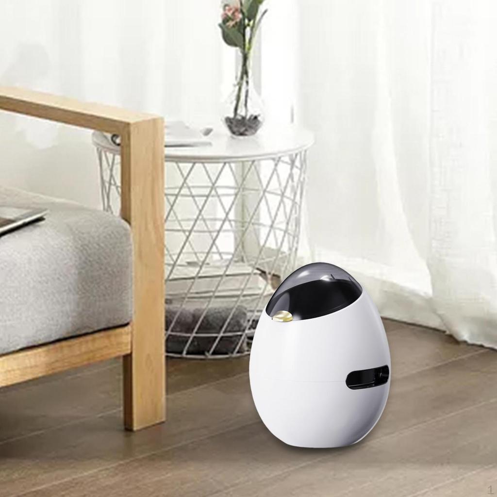 Wastebasket Garbage Can with Lid, Stylish Design Nordic Dustbin Trash for Living Room Laundry