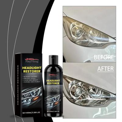 100ml Car Headlight Cleaning Liquid Repair Scratch Remover Repair Cleaning Paste Remove Oxidation Headlight Polishing Cleaner