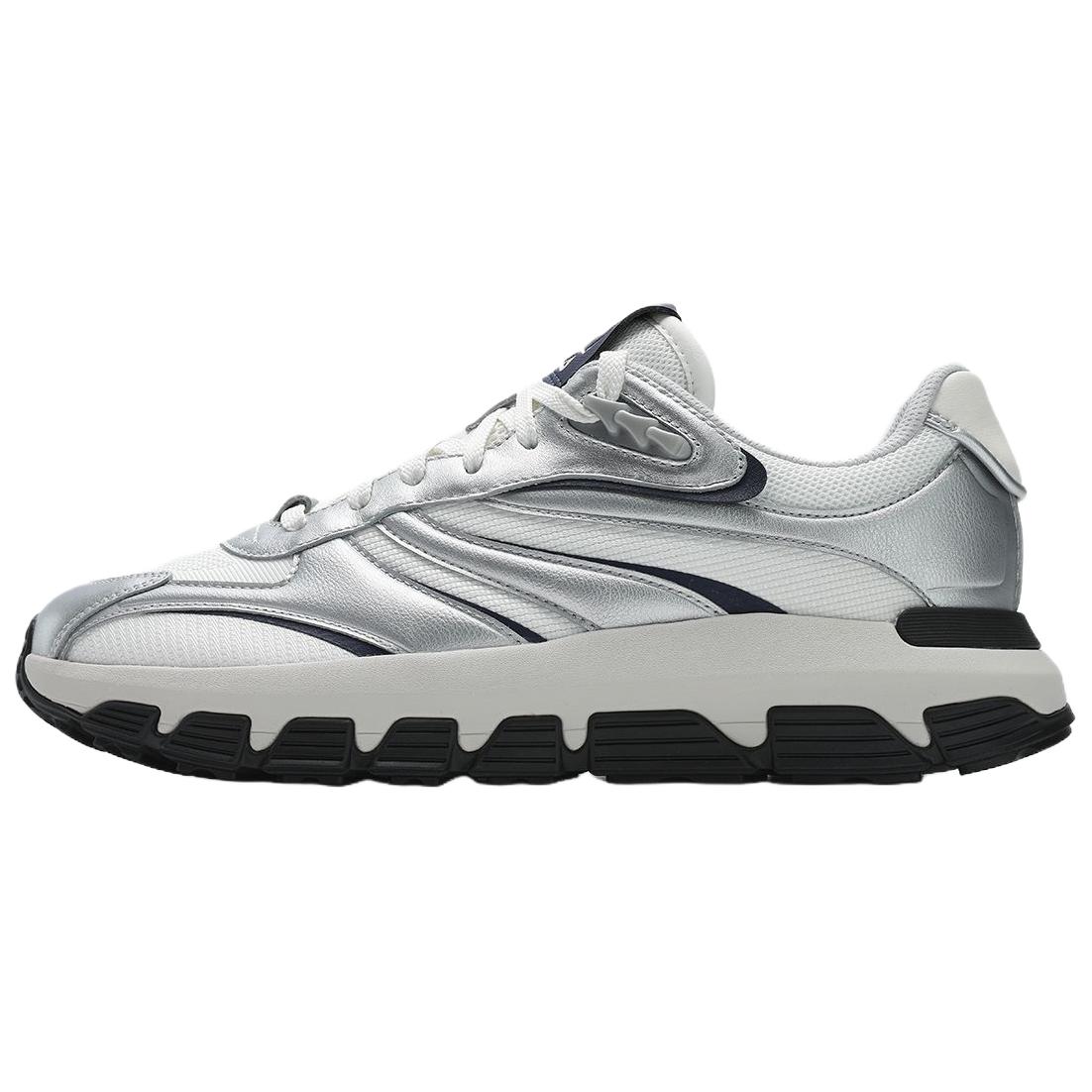 

Fila Ленточная ткань Синтетическая кожа Удобные Мягкие Износостойкие Низкие Повседневные кроссовки Мужские кроссовки Серый Белый F12M523107FSS 43