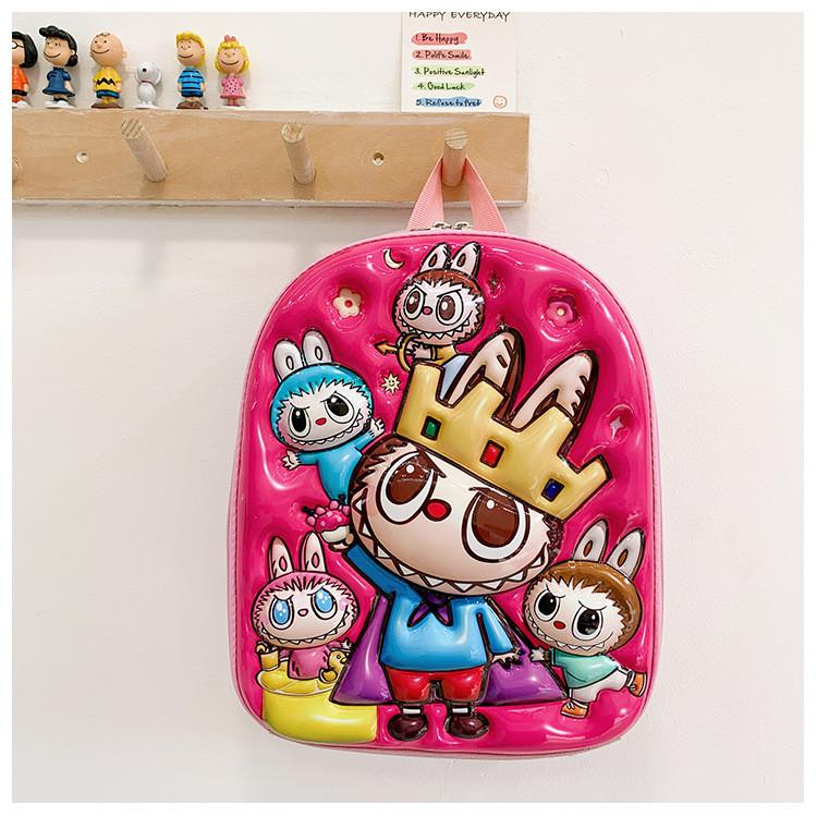 Neutral Gender Versatile Backpack For Kids With Fun Cartoon Characters School For