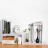   Table Desktop Storage Rack Display Shelf   Counter Top Bookcase White