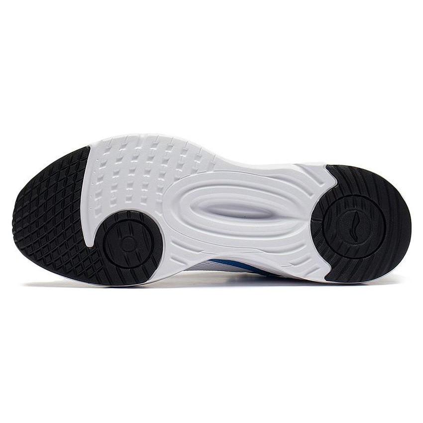 New LiNing Liuyun Anti Slip Wear Resistant Low Top Sports Casual Shoes Men's White Blue AGLS059-3