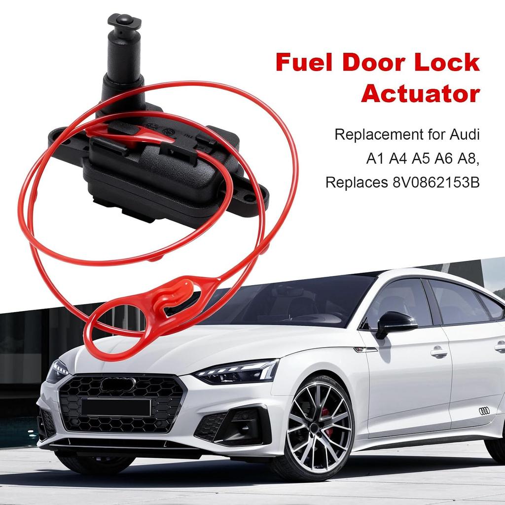 8V0862153A Fuel Door Lock Actuator, Replacement for A1 A4 A5 A6 A8, Replaces 8V0862153B