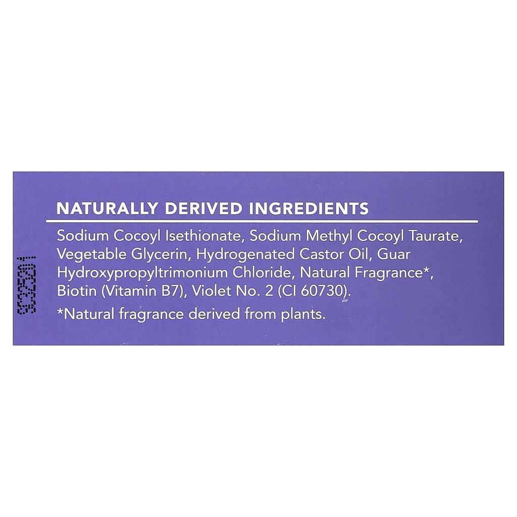 Purple Toning Solid Shampoo Bar, Biotin, Orange Blossom & Jasmine, 91G(3.2Oz)