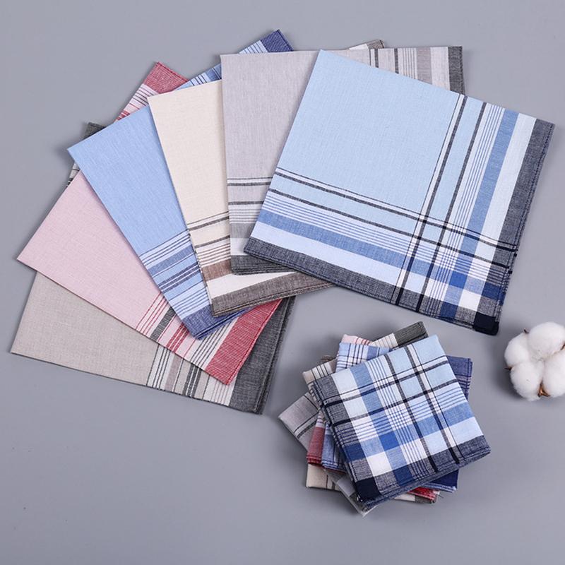 40X40Cm Cotton Handkerchief Towel For Adult Big Square Bandanas Multiple Use Face Towel Men Sweat Wipe Cloth 40X40Cm