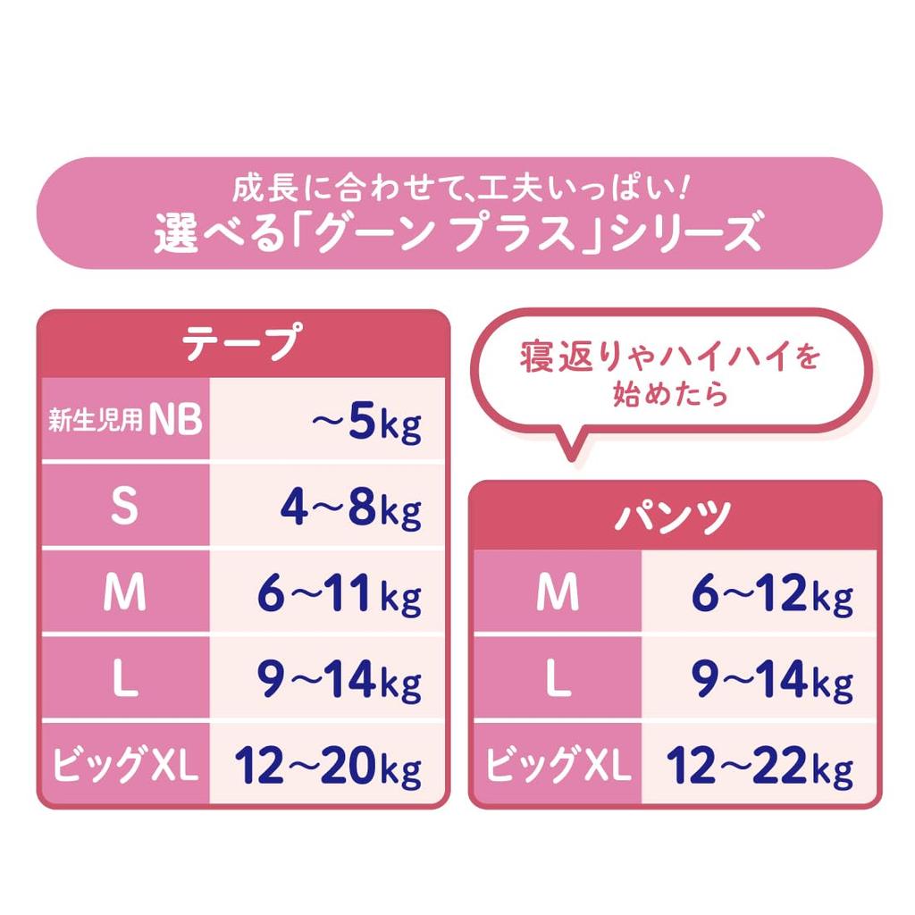 M Goon Plus Soft Touch for Sensitive Skin 216 Sheets Sheets X In [Tape Size] (6~11kg) (54 4) [Sold Case] (Disney Design)
